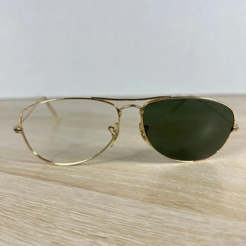 Ray-Ban RB3362 Cockpit 001 Sunglasses Gold Metal READ DESC FRAMES ONLY 59-14
